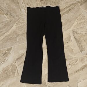 Zara Trafaluc Black Knit Flared Pants